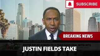 Stephen A Smith Big Justin Fields Take After Jets Signing