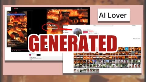 Fact Check: Video Of Wildfire Burning In Hollywood Is NOT Real -- AI Generated Scenes