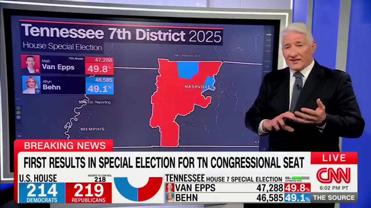 Republican Matt Van Epps is expected to win Tennessee's 7th District by just 7 points