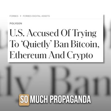 Why the banks and government hate Bitcoin..