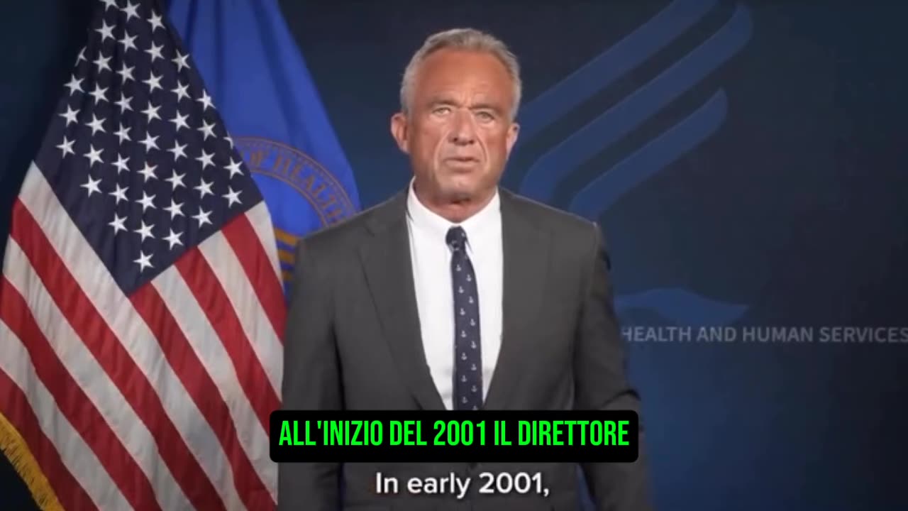 R. KENNEDY JR. METTE FINE AL MERCURIO NEI VACCINI.