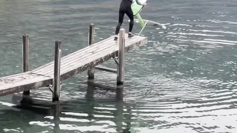 Foilboard Fail Caught on Camera