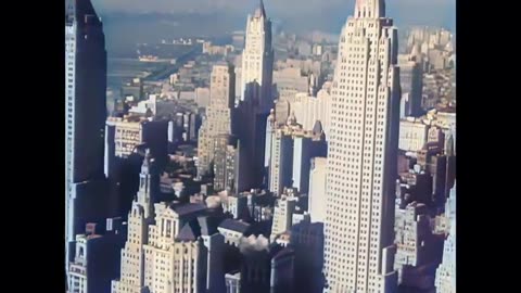 Stunning Footage of the Construction of New York’s Empire State Building in Color (Opened in 1931)