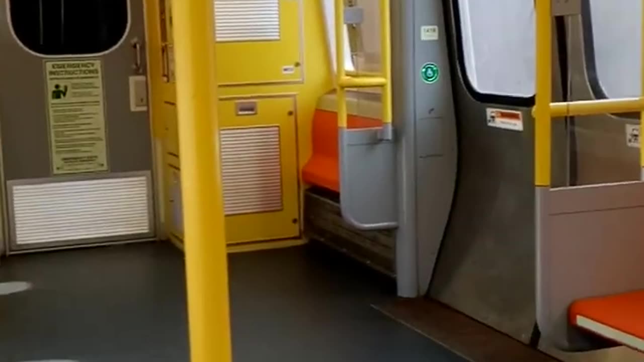 Inside Orange Line Boston Train #metro #orangelinetrain #orangeline #train #subway