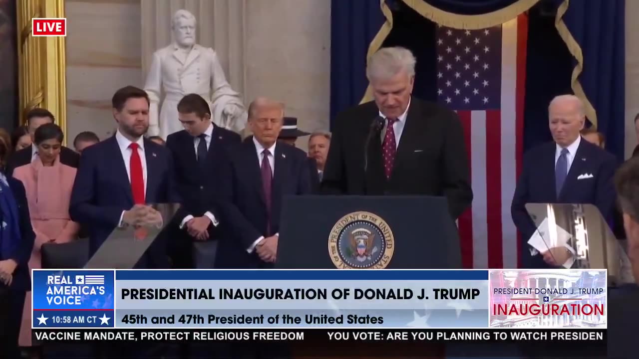 Franklin Graham Delivers Stirring Opening Prayer At Presidential Inauguration