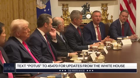 President Trump Hosts Final Cabinet Meeting Of 2025