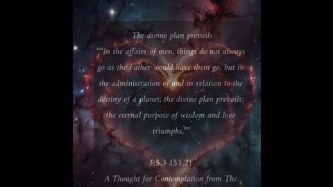 The Divine Plan Prevails