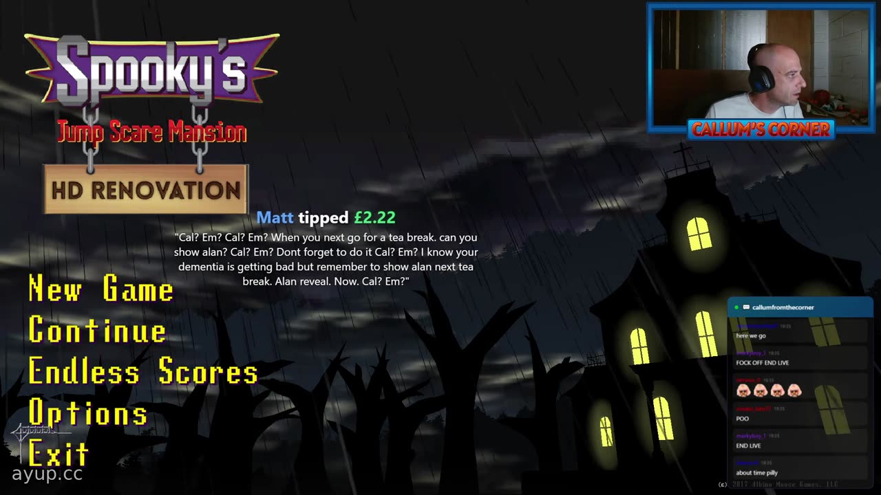 ayupcc - Callum's Corner - 29/10/25 - Lets Get Spooky