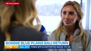 Bonnie Blue claims 10-year ban from Bali is only six months | 9 News Australia
