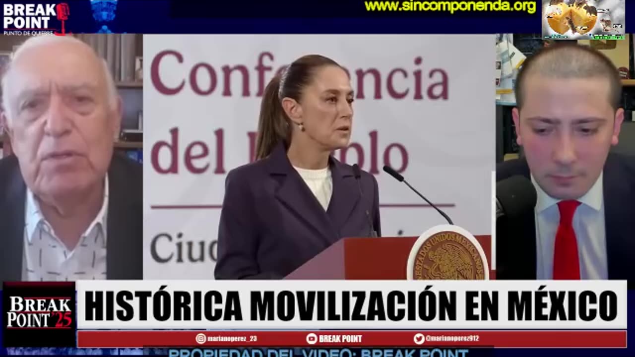 PROTESTAN CONTRA LA PRESIDENTE DE MÉXICO POR PERMITIR EL NARCOTRÁFICO