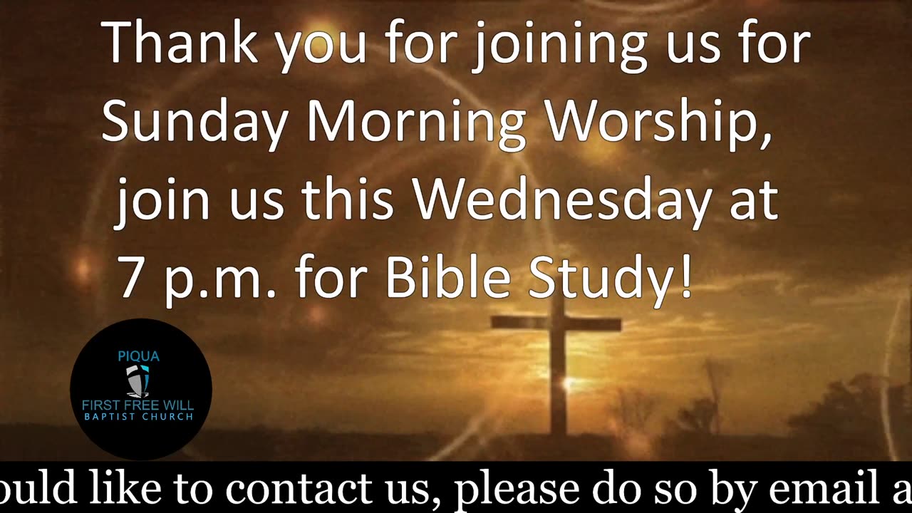 Sunday Morning Worship Service for March 2, 2025.