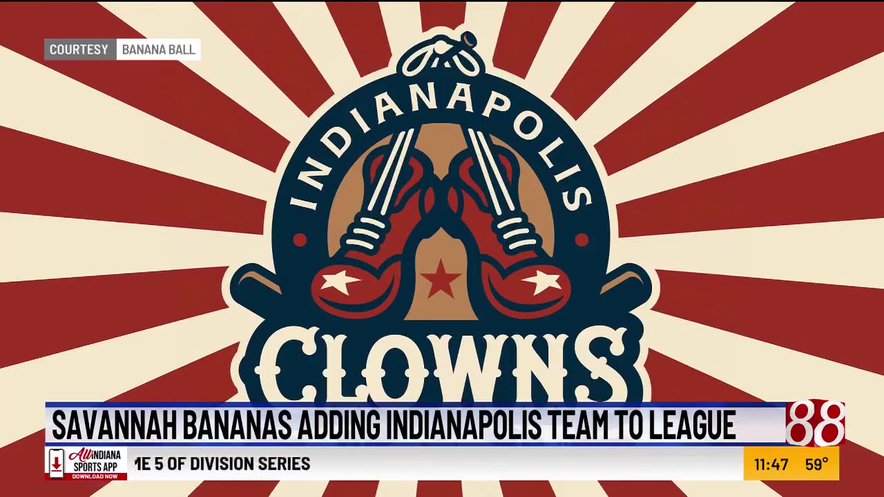 October 10, 2025 - Savannah Bananas to Add Indianapolis Clowns to League