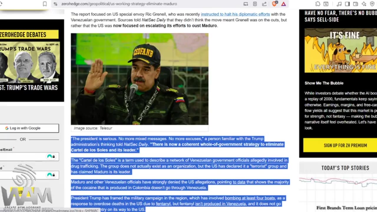 BREAKING: US DECLARES WAR ON VENEZUELA? - Trump Calls For Boots On The Ground!