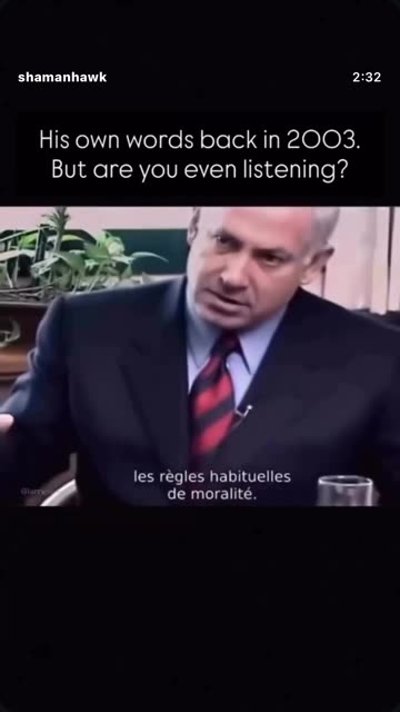 Out Of Bibi's Own Dirty Mouth...