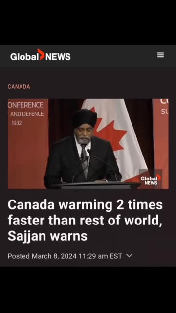 It's physically impossible for every country to be warming faster than all the others,