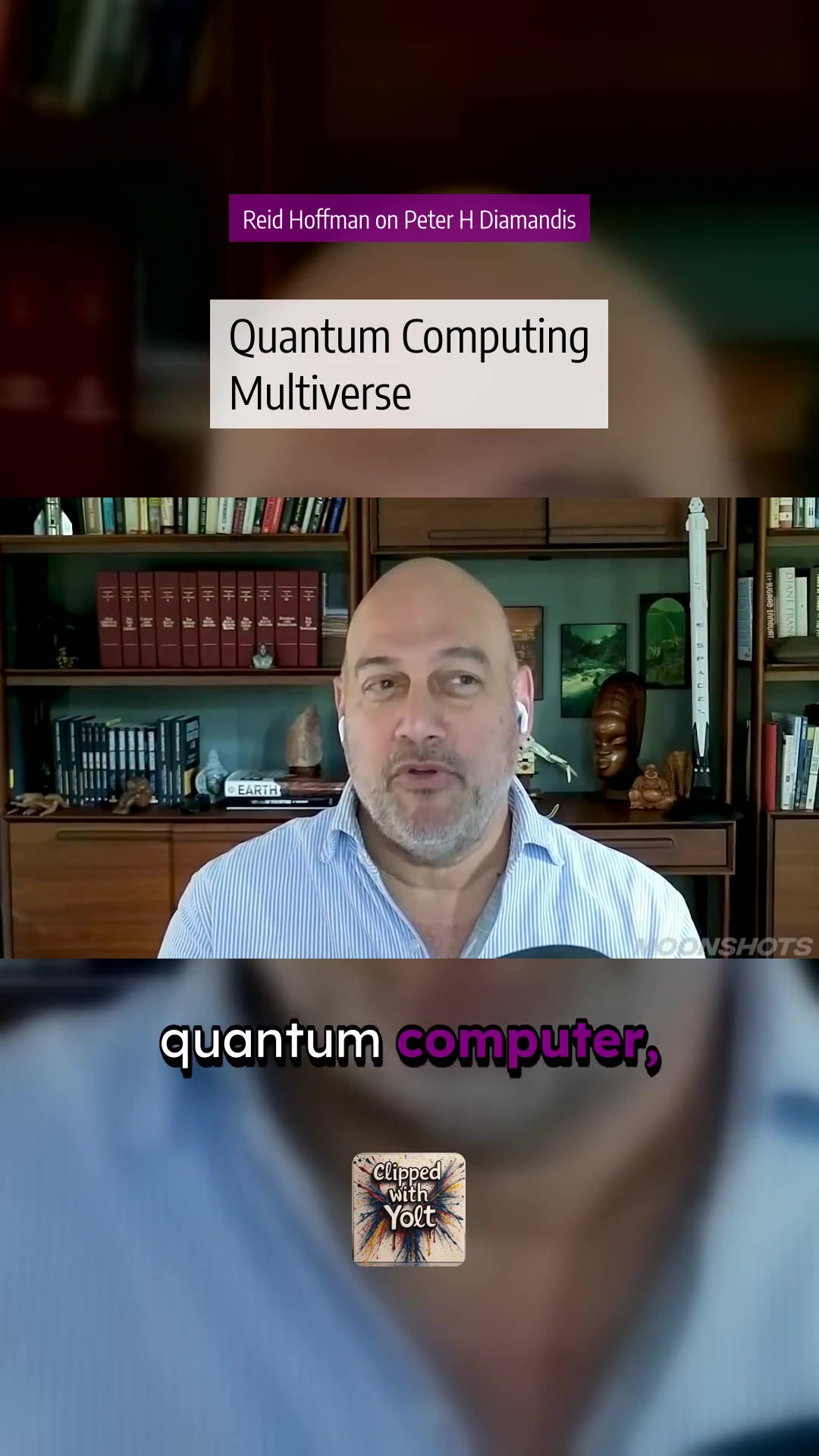 Quantum Computers & Multiverse - Reid Hoffman on Peter H Diamandis #quantumcomputing