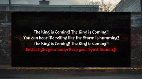 Street Gospel Syndicate ~ The King Is Coming { Lyrics } Remix 1