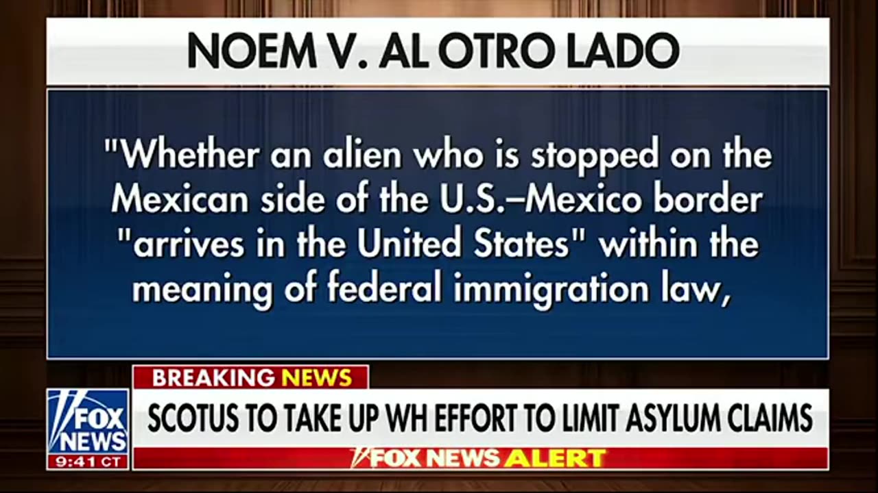 SCOTUS will take up the Trump administration's ongoing effort to LIMIT immigrant asylum claims
