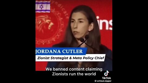 She's living out the zionist dream - ensuring the perpetuation of our nighmare