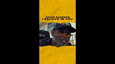 #deionsanders I believe in you. 🎥 @deionsanders