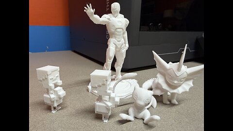 Vaporean, Chicken Jokey, Mew and IronMan