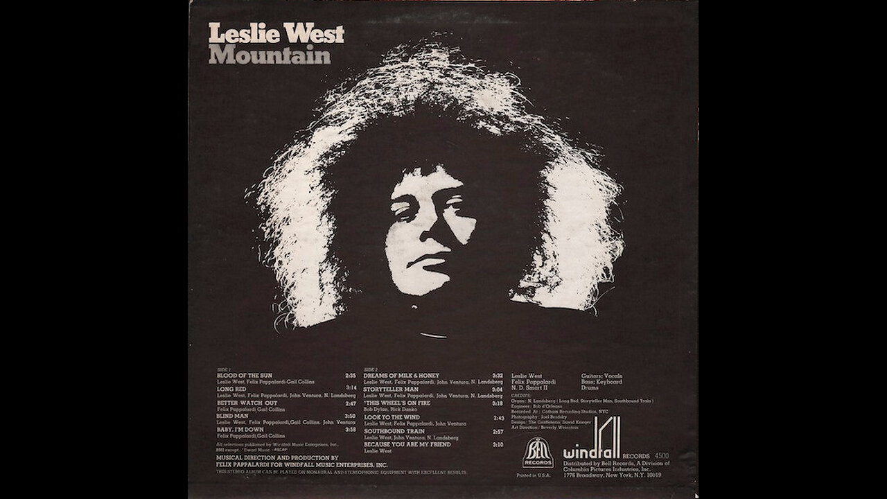 1969 - Leslie West - Mountain [FULL ALBUM]