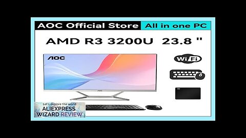 AOC All-in-one Computer 23.8-inch AMD 3200U 16G 512G DDR4 Desktop Gaming Adjustment Review