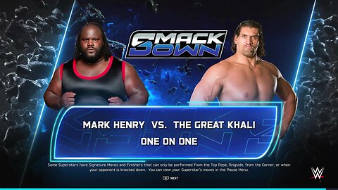 WWE 2K25 - Mark Henry vs. The Great Khali