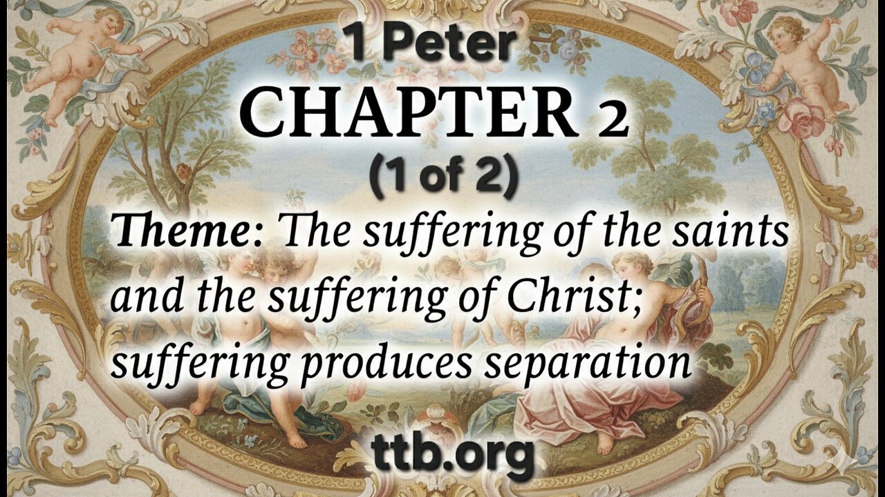 1 Peter Chapter 2 (Bible Study) (1 of 2)