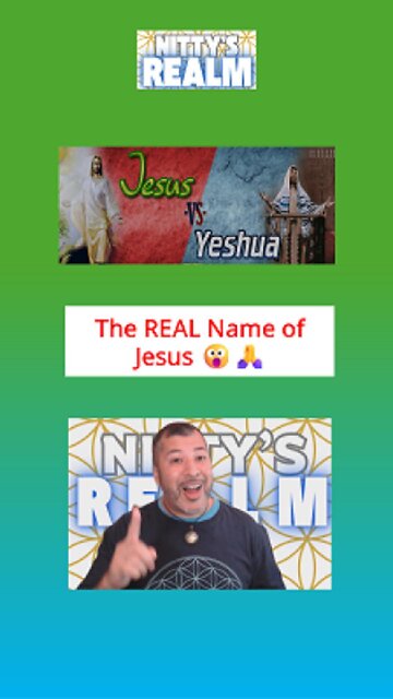The REAL Name of Jesus 😮🙏 (and why ‘Christ’ isn’t His last name)