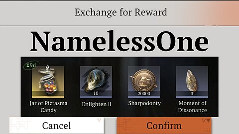 November 7, 2025 Item Code (Reverse 1999)