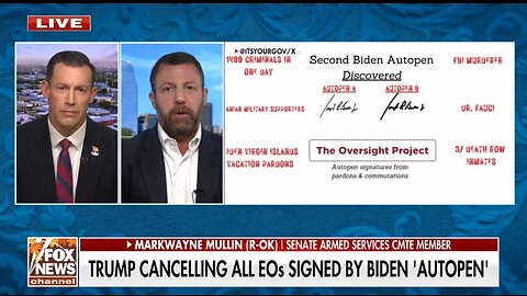 Sen Mullin: The Autopen Was Running Rogue.