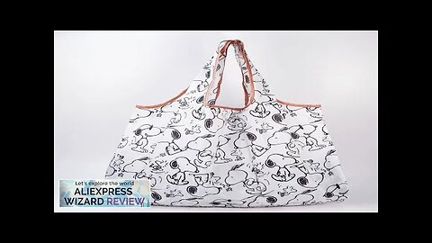 Cartoon Snoopy Women's Shoulder Bag Snoopy Printed Large Capacity Supermarket Shopping Bag Review