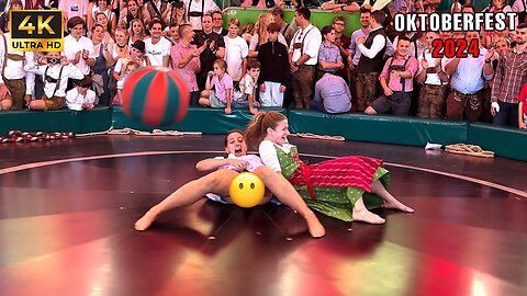 Beautiful Girls 🍒 GIRLS vs DEVIL'S WHEEL! 🔥 Teufelsrad Oktoberfest 😍 4K HD