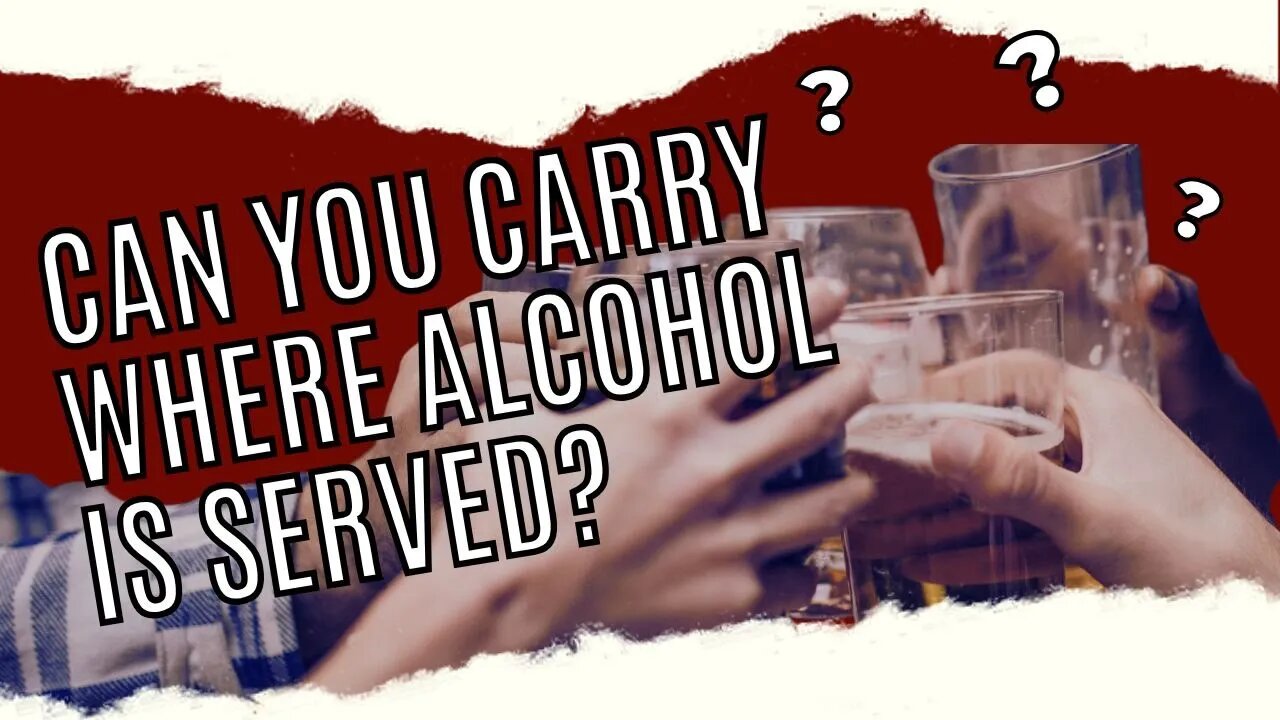 Can you CCW where they sell alcohol in California?