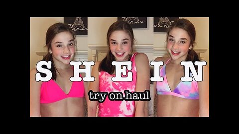 HUGE shein bikini + clothing try on haul | valentines series 2/2 