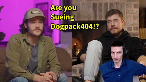 Mr.Beast sueing Dogpack404!? Mr.Beast finally responds to all accusations!