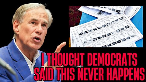 ELECTION BOMBSHELL IN TEXAS