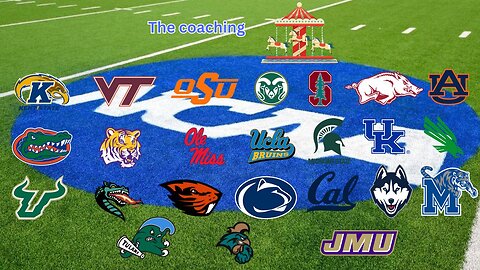 The total college football coaching carousel to date for those wanting all 24 colleges