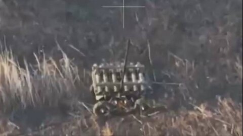 Mini MLRS on Remote-Controlled Wheeled Platform in Russian Troops' Arsenal
