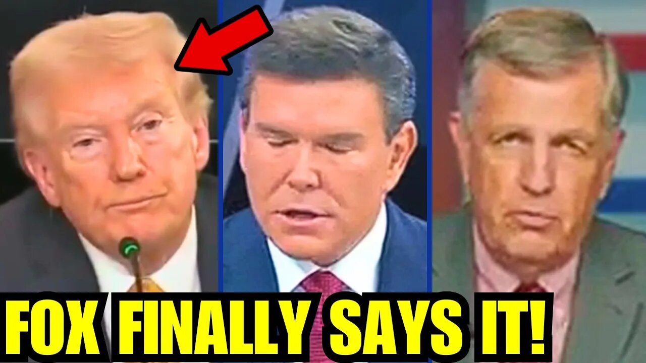 FOX NEWS FINALLY ADMITS IT'S ALL TRUMP'S FAULT