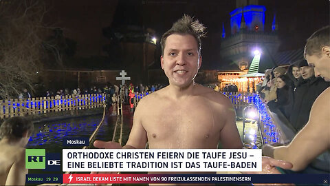 RT DE-Exklusiv: Die Feier der Taufe Jesu in Moskau