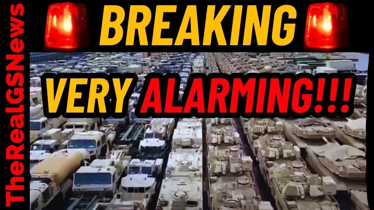 ALARMING MILITARY MOVEMENT!! ⚠️ EYEWITNESSES REPORT EXTENSIVE MOVEMENT OF NATO EQUIPMENT IN POLAND