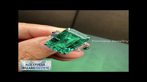 Pirmiana Classic Three Stones Ring 18K White Gold 6.0ct Lab Grown Emerald Review