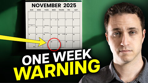 God Told Me It's Coming in One Week. Prophetic Word.