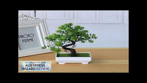 Garden Arrangement Ornaments Plastic Plants Bonsai Small Tree Pot Fake Plant Potted Review