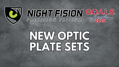 Night Fision Optic Plate & Tritium Sight Packages | Interview with Sean at GOA GOALS 2025