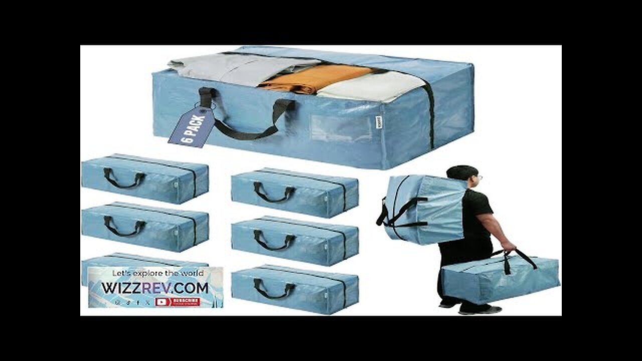 WORKPRO 6 Pack Extra Large Moving Bags with Zippers & Carrying Handles Review