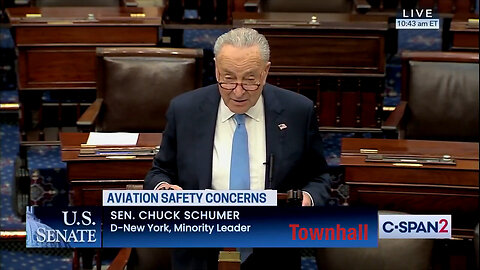 Sky High Lies: Dem Senator Chuck Schumer Says Trump's Crashing Planes To Further Enrich Billionaires