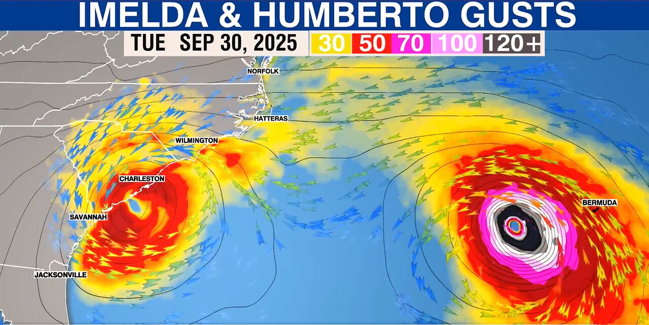 CAROLINA STATE OF EMERGENCY! HURRICANE TO STALL FOR DAYS? SPACE WARS OVER OUR HEADS?